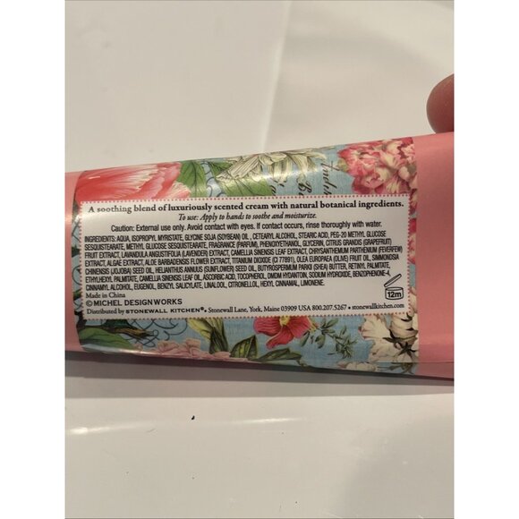 New‎ MICHEL DESIGN WORKS Garden Melody Hand Cream Night Blooming Freesia 1.69 Oz - Picture 4 of 5